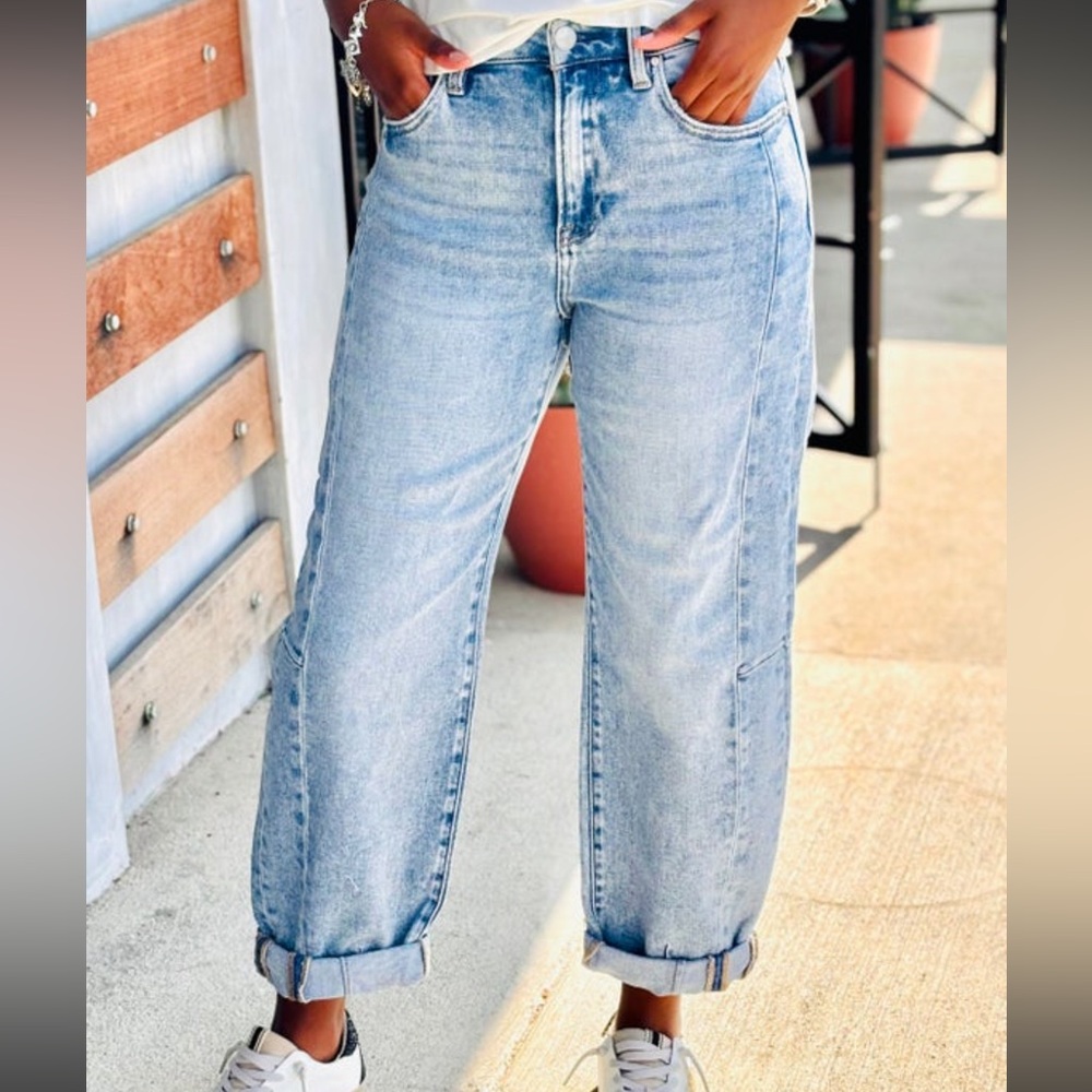 Risen Barrel Jeans